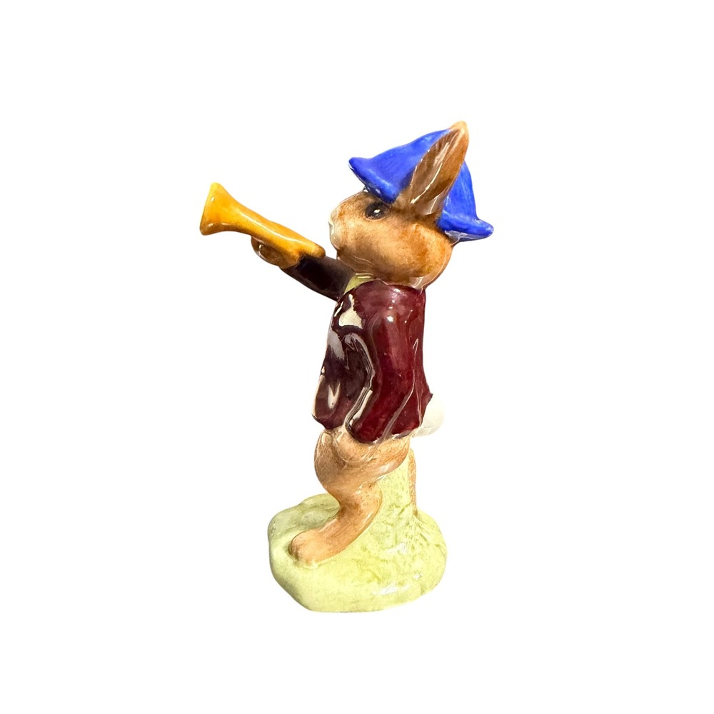 Royal Doulton Bunnykins Rise and Shine DB11 Figurine Rabbit Trumpet 1974 England